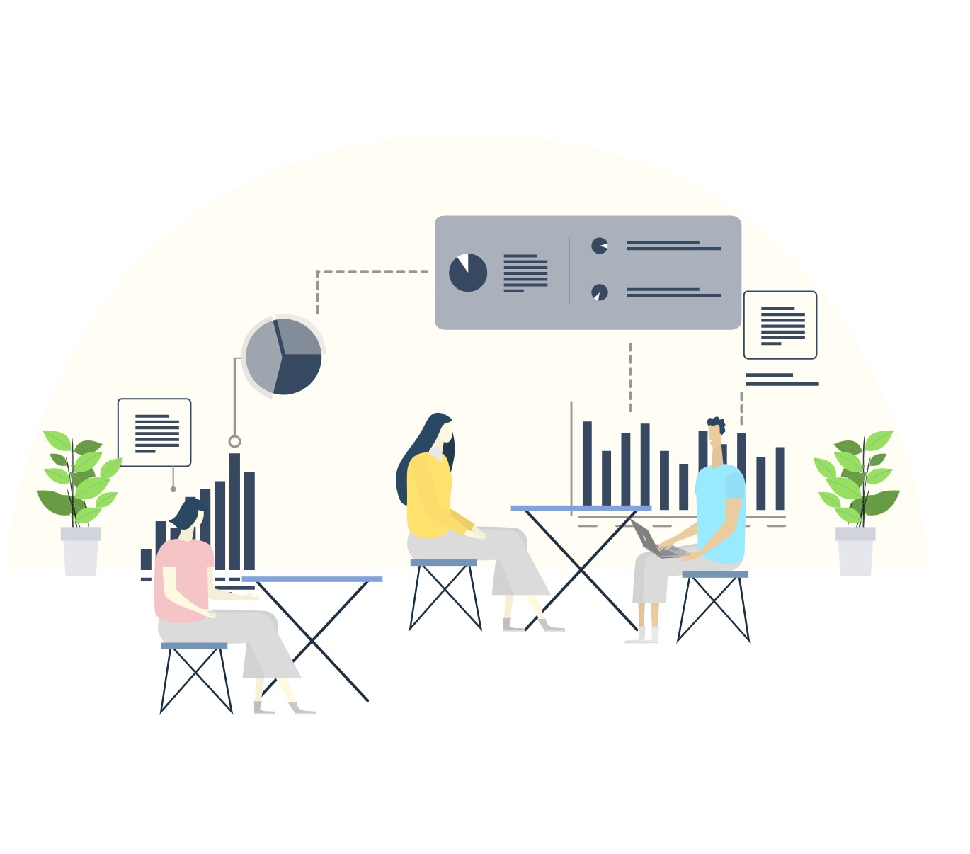 比較検討する人々